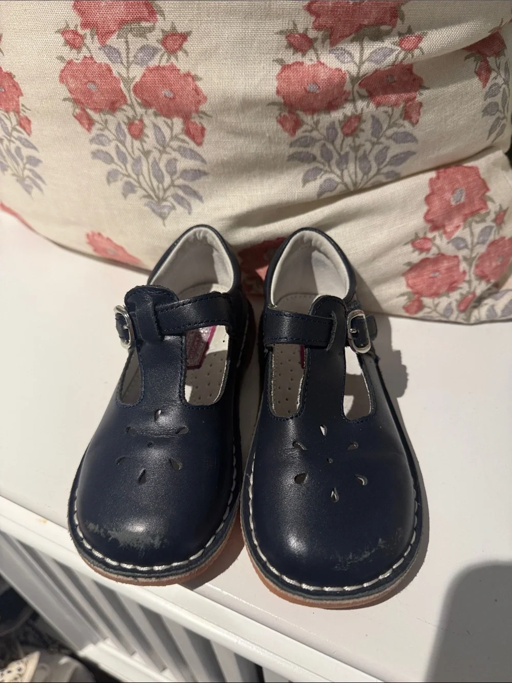L’Amour Toddler Navy T-Strap Mary Jane